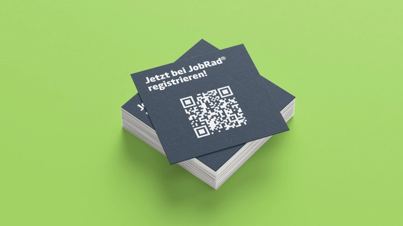 Jetzt bei JobRad registrieren - QR Code Jetzt bei JobRad registrieren - QR Code